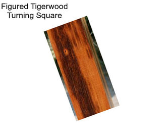 Figured Tigerwood Turning Square