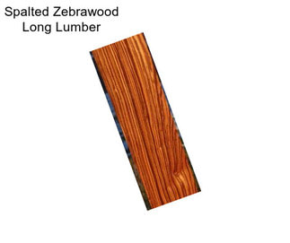 Spalted Zebrawood Long Lumber