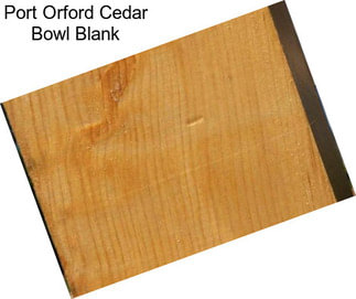 Port Orford Cedar Bowl Blank