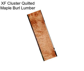 XF Cluster Quilted Maple Burl Lumber