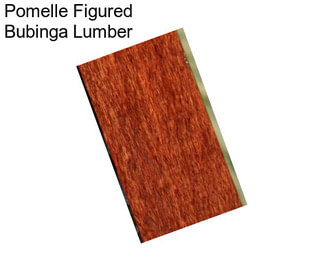 Pomelle Figured Bubinga Lumber