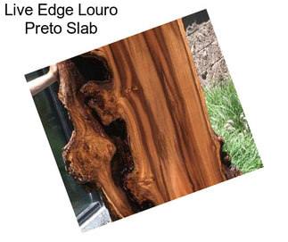 Live Edge Louro Preto Slab