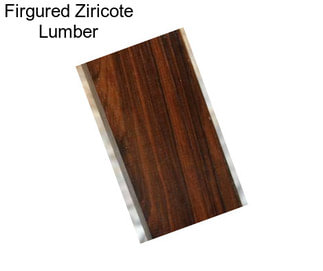 Firgured Ziricote Lumber