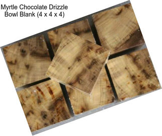 Myrtle Chocolate Drizzle Bowl Blank (4\