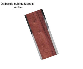 Dalbergia cubilquitzensis  Lumber