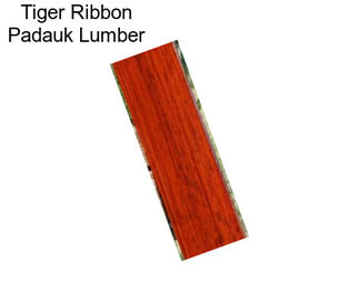 Tiger Ribbon Padauk Lumber