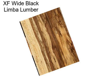 XF Wide Black Limba Lumber