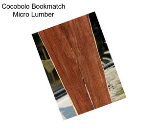 Cocobolo Bookmatch Micro Lumber