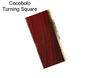 Cocobolo Turning Square