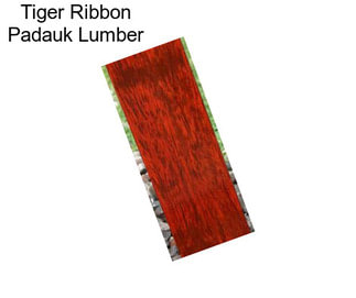 Tiger Ribbon Padauk Lumber