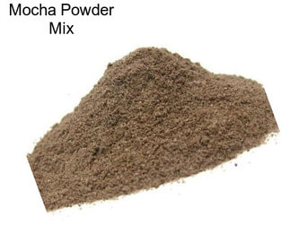 Mocha Powder Mix