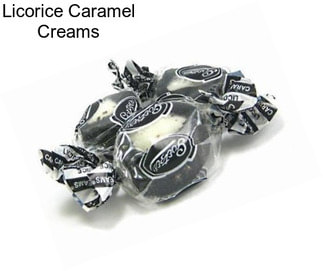 Licorice Caramel Creams