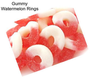 Gummy Watermelon Rings