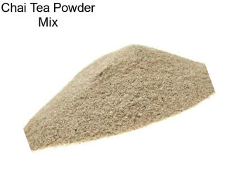 Chai Tea Powder Mix