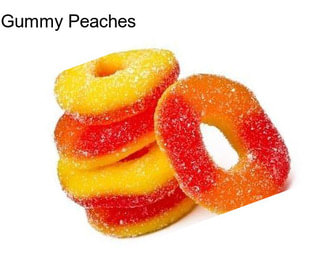 Gummy Peaches