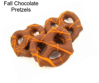 Fall Chocolate Pretzels