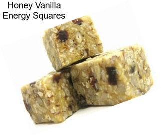 Honey Vanilla Energy Squares