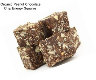 Organic Peanut Chocolate Chip Energy Squares