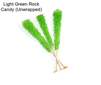 Light Green Rock Candy (Unwrapped)