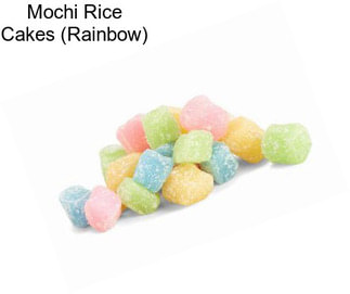 Mochi Rice Cakes (Rainbow)