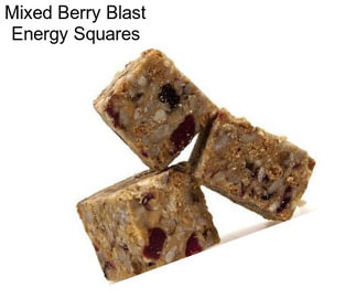 Mixed Berry Blast Energy Squares