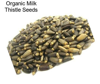 Organic Milk Thistle Seeds