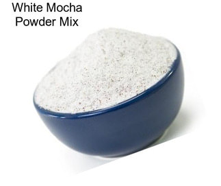 White Mocha Powder Mix
