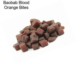 Baobab Blood Orange Bites