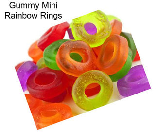 Gummy Mini Rainbow Rings