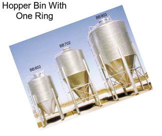Hopper Bin With One Ring