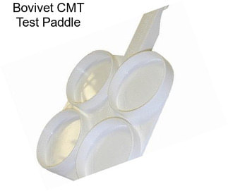 Bovivet CMT Test Paddle
